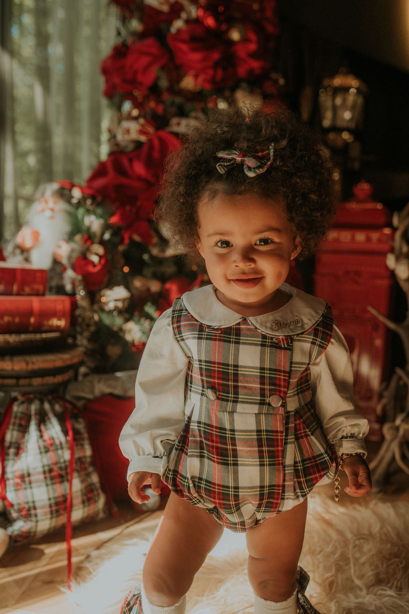 Tartan Baby Girl Xmas Dresses Uk Red Plaid Christmas Baby Girl